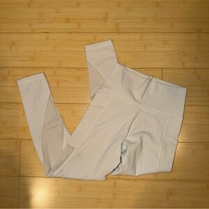 aerie offline off white  High-Waist Mesh Paneled Leggings